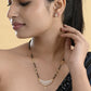 VOJ Gold-Polished AD Stone Studded MangalSutra Set - Swadesiicart
