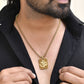 VOJ Gold Toned Men Chain With OM Pandent | Swadesiicart