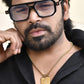 VOJ Gold Toned Men Chain With OM Pandent | Swadesiicart