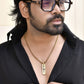 VOJ Men's Gold-Polished Chain With Pandent | Swadesiicart