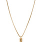 VOJ Men's Gold-Polished Chain With Pandent | Swadesiicart
