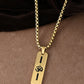 VOJ Men's Gold-Polished Chain With Pandent | Swadesiicart