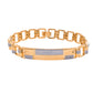 VOJ Dual Toned Men's Desgner Bracelet - Swadesiicart