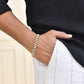 VOJ Men's Dual Toned Designer Bracelet - Swadesiicart