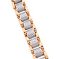VOJ Men's Dual Toned Designer Bracelet - Swadesiicart