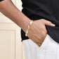 VOJ Men's Dual Toned Stylish Bracelet - Swadesiicart