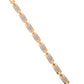 VOJ Men's Dual Toned Stylish Bracelet - Swadesiicart