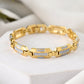 VOJ Men's Dual Toned Stylish Bracelet - Swadesiicart