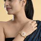 VOJ Kundan Studded Circular Women's Bracelet - Swadesiicart