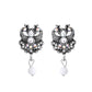 VOJ Silver Plated Oxidized Temple Jewellery Set - Swadesiicart