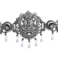 VOJ Silver Plated Oxidized Temple Jewellery Set - Swadesiicart