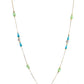 VOJ Gold-Polished Green Beaded Chain For Women | Swadesiicart