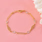 VOJ Gold-Polished Stone Studded Designer Women's Bracelet - Swadesiicart