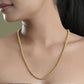 VOJ Gold-Polished Designer Elegent Men's Chain | Swadesiicart