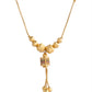 VOJ Gold-Polished Stainless Steel Multi Color Stone Studded Chain For Women | Swadesiicart