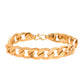 VOJ Gold Toned Elegent Men's Bracelet - Swadesiicart