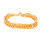 VOJ Gold-Polished Stainless Steel Elegent Men's Bracelet - Swadesiicart