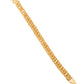 VOJ Gold-Polished Stainless Steel Elegent Men's Bracelet - Swadesiicart
