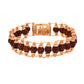 VOJ Gold-Polished Rudraksha Men's Bracelet - Swadesiicart