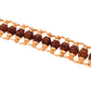 VOJ Gold-Polished Rudraksha Men's Bracelet - Swadesiicart