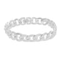 VOJ Silver Plated Stainless Steel Elegent Men's Bracelet - Swadesiicart