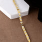 VOJ Dual Tone Stylish Men's Bracelet - Swadesiicart