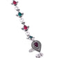 VOJ Set of 2 Silver Toned Meenakari Anklet With Toe Ring - Swadesiicart