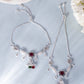 VOJ Set of 2 Silver Plated With Beads Anklet - Swadesiicart