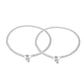 VOJ Silver Plated Stone Studded Stylish Elegent Anklet - Swadesiicart