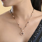 VOJ Rose Gold-Polished Stone Studded Circular Mangalsutra - Swadesiicart
