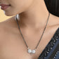 VOJ Silver Plated Stone Studded Elegent Mangalsutra - Swadesiicart