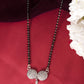VOJ Silver Plated Stone Studded Elegent Mangalsutra - Swadesiicart