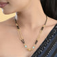 VOJ Gold-Polished Beads Studded MangalSutra - Swadesiicart