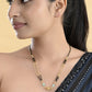 VOJ Gold-Polished Beads Studded MangalSutra - Swadesiicart