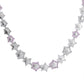 VOJ Silver Plated Star Shaped Necklace With Earrings Set - Swadesiicart