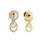 VOJ Gold-Polished Circular AD Jewellery Set - Swadesiicart