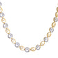 VOJ Gold-Polished Circular AD Jewellery Set - Swadesiicart
