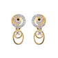 VOJ Gold-Polished Circular AD Jewellery Set - Swadesiicart