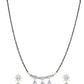 VOJ Gold Toned AD Stone Studded Tear Drop Design MangalSutra Set - Swadesiicart
