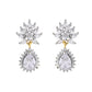 VOJ Gold Toned AD Stone Studded Tear Drop Design MangalSutra Set - Swadesiicart