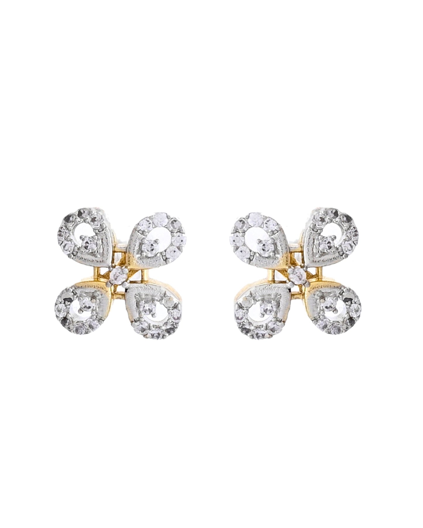 VOJ Gold-Polished Stylish AD Mangalsutra Set - Swadesiicart