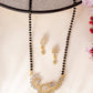 VOJ Gold-Polished Stylish AD Mangalsutra Set - Swadesiicart