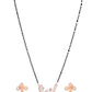 VOJ Rose Gold-Polished Stylish AD Mangalsutra Set - Swadesiicart