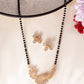 VOJ Rose Gold-Polished Stylish AD Mangalsutra Set - Swadesiicart
