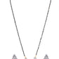 VOJ Gold-Polished Tear Drop Shape AD Mangalsutra Set - Swadesiicart