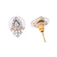 VOJ Gold-Polished Tear Drop Shape AD Mangalsutra Set - Swadesiicart