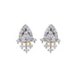 VOJ Gold-Polished Tear Drop Shape AD Mangalsutra Set - Swadesiicart