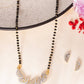 VOJ Gold-Polished Semi Circle Shape AD Mangalsutra Set - Swadesiicart