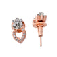 VOJ Rose Gold-Polished Elegent AD Mangalsutra Set - Swadesiicart
