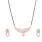VOJ Rose Gold-Polished Elegent AD Mangalsutra Set - Swadesiicart